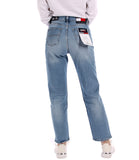 Jeans in denim chiaro cropped