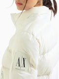 AX ARMANI D Piumino puffer con polsini e logo