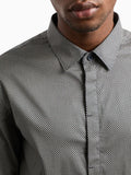 AX ARMANI U Camicia fantasia con piccolo logo