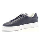 AX ARMANI U Sneakers basic blu con suola bianca