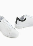 AX ARMANI U Sneakers basic suola alta con retro nero