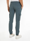 Pantaloni cargo skinny washed