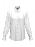 EMMEMARELLA1 Camicia in tessuto lucido basic