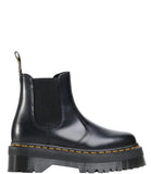 DR.MARTENS D Stivaletti chelsea plaform quad 2976 in pelle smooth