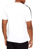 EA7 U T-shirt basic con piccolo logo e banda logata EA7