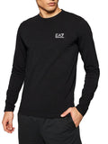 EA7 U T-shirt manica lunga basic con piccolo logo