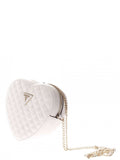 GUESS ACC D COL Borsa a cuore trapuntata rianee quilt heart bag