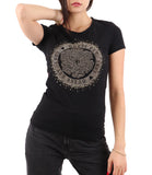 GUESS J D PRE T-shirt round camelia